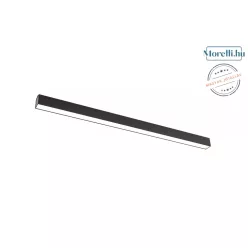 mennyezeti lámpa fekete színű vázzal és fém testtel beltéri használatra maxlight-c0175 - moretti.hu