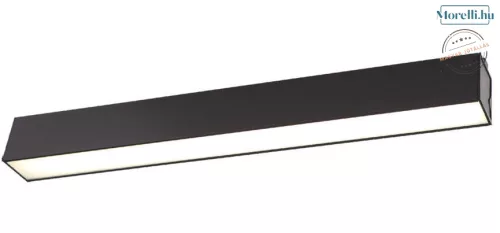 mennyezeti lámpa fekete színű vázzal és fém testtel beltéri használatra maxlight-c0190 - moretti.hu