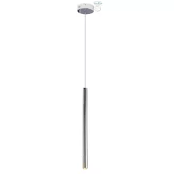 függesztett lámpa króm színű vázzal és fém testtel beltéri használatra maxlight-p0172 - moretti.hu