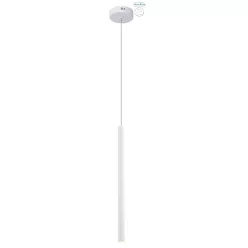 függesztett lámpa fehér színű vázzal és fém testtel beltéri használatra maxlight-p0202 - moretti.hu