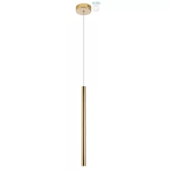 függesztett lámpa arany színű vázzal és fém testtel beltéri használatra maxlight-p0204 - moretti.hu