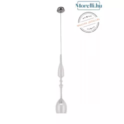 függesztett lámpa króm színű vázzal és üveg testtel beltéri használatra maxlight-p0247 - moretti.hu