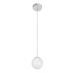 függesztett lámpa króm színű vázzal és üveg testtel beltéri használatra maxlight-p0388 - moretti.hu
