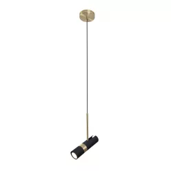 függesztett lámpa fekete színű vázzal és fém testtel beltéri használatra maxlight-p0408 - moretti.hu