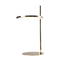 éjjeli lámpa arany színű vázzal és fém testtel beltéri használatra maxlight-t0042 - moretti.hu