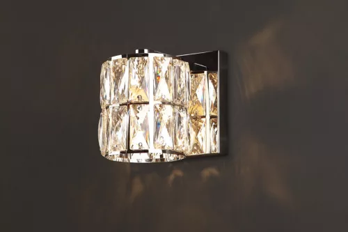 fali lámpa króm színű vázzal és üveg testtel beltéri használatra maxlight-w0205 - moretti.hu