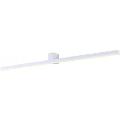 fürdőszobai tükörmegvilágító lámpa fehér színű vázzal és fém testtel beltéri használatra maxlight-w0214 - moretti.hu