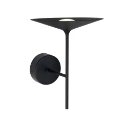 fali lámpa fekete színű vázzal és fém testtel beltéri használatra maxlight-w0303 - moretti.hu