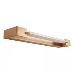 fürdőszobai tükörmegvilágító lámpa arany színű vázzal és fém testtel beltéri használatra maxlight-w0318 - moretti.hu