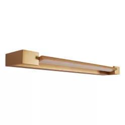 fürdőszobai tükörmegvilágító lámpa arany színű vázzal és fém testtel beltéri használatra maxlight-w0319 - moretti.hu