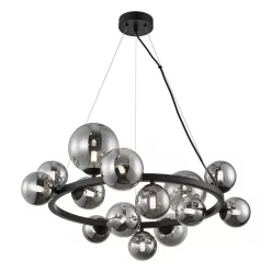   MILAGRO ML0334 MILA Glamour Függesztett Lámpa Fekete G9 IP20