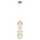 MILAGRO ML0346 DAPHNE Glamour Függesztett Lámpa Arany LED IP20