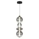 MILAGRO ML0347 DAPHNE Glamour Függesztett Lámpa Fekete LED IP20