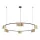 MILAGRO ML0378 GENESIS Modern Led Függesztett Lámpa Fekete, Arany GU10 IP20
