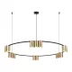 MILAGRO ML0378 GENESIS Modern Led Függesztett Lámpa Fekete, Arany GU10 IP20
