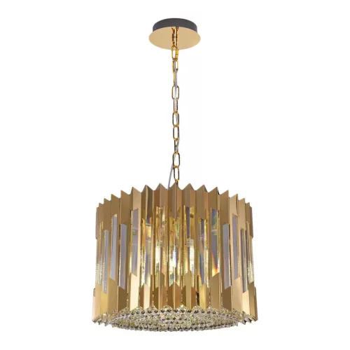 MILAGRO ML0393 RITZ Kristály Függesztett Lámpa Arany E14 IP20