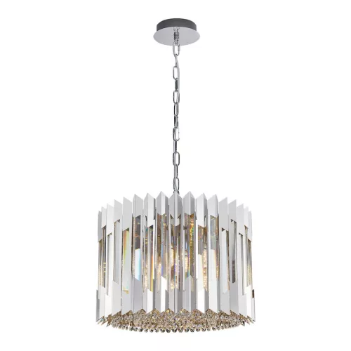 MILAGRO ML0394 RITZ Kristály Függesztett Lámpa Króm E14 IP20
