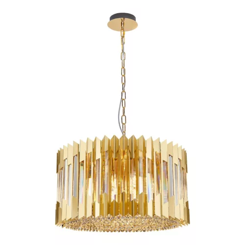 MILAGRO ML0395 RITZ Kristály Függesztett Lámpa Arany E14 IP20