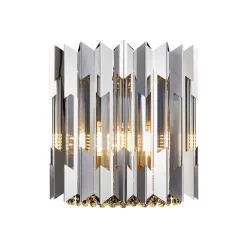 MILAGRO ML0398 RIITZ Kristály Fali Lámpa Króm E14 IP20