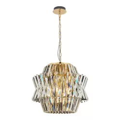   MILAGRO ML0401 CROWN Kristály Függesztett Lámpa Arany E14 IP20