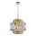 MILAGRO ML0401 CROWN Kristály Függesztett Lámpa Arany E14 IP20