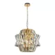 MILAGRO ML0401 CROWN Kristály Függesztett Lámpa Arany E14 IP20