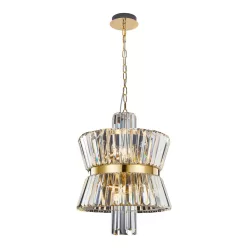   MILAGRO ML0403 AURELIA Kristály Függesztett Lámpa Arany E14 IP20