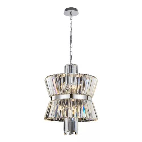 MILAGRO ML0404 AURELIA Kristály Függesztett Lámpa Króm E14 IP20