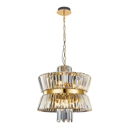 MILAGRO ML0405 AURELIA Kristály Függesztett Lámpa Arany E14 IP20