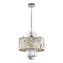   MILAGRO ML0408 MARGOT Kristály Függesztett Lámpa Króm E14 IP20