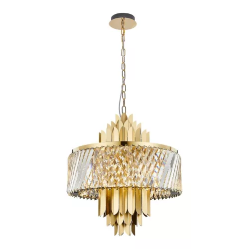 MILAGRO ML0409 MARGOT Kristály Függesztett Lámpa Arany E14 IP20