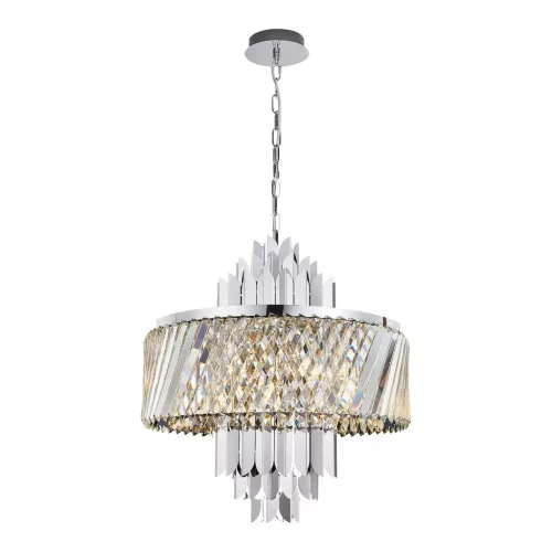 MILAGRO ML0410 MARGOT Kristály Függesztett Lámpa Króm E14 IP20