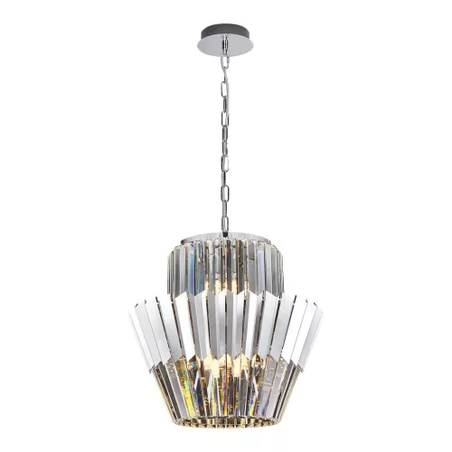 MILAGRO ML0414 DONNA Kristály Függesztett Lámpa Króm E14 IP20