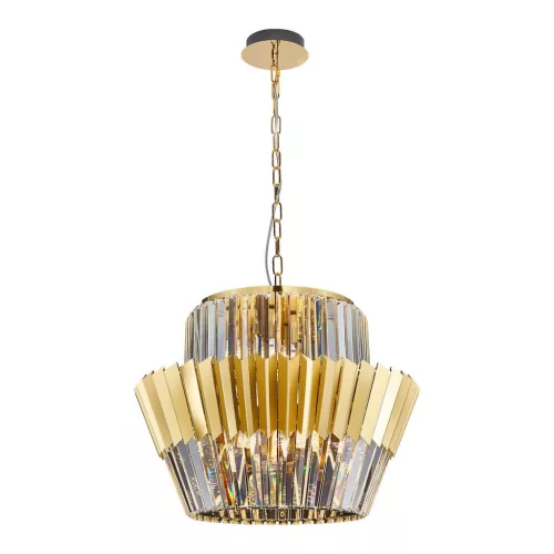 MILAGRO ML0415 DONNA Kristály Függesztett Lámpa Arany E14 IP20