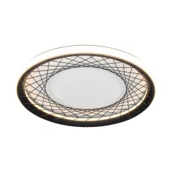 MILAGRO ML0523 NEST Kerek Mennyezeti Lámpa Fekete LED IP20
