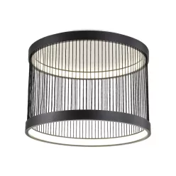   MILAGRO ML0528 GUARDA Ernyős Mennyezeti Lámpa Fekete LED IP20