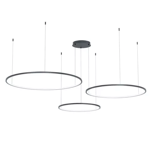 MILAGRO ML0846 SATURNO Modern Led Függesztett Lámpa Fekete LED IP20