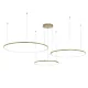 MILAGRO ML0847 SATURNO Modern Led Függesztett Lámpa Arany LED IP20