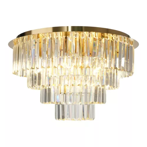 MILAGRO ML1024 MILANO Kristály Mennyezeti Lámpa Arany E14 IP20
