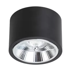   MILAGRO ML1074 REDONDO Hengeres Mennyezeti Lámpa Fekete GU10/AR111 IP20