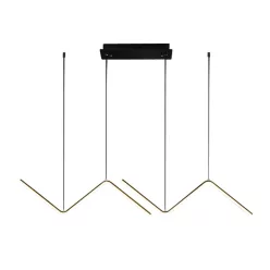   MILAGRO ML1179 Modern Led Függesztett Lámpa Fekete LED IP20