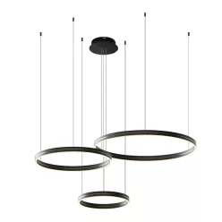   MILAGRO ML1185 GRAVITY Modern Led Függesztett Lámpa Fekete, Arany LED IP20
