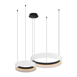   MILAGRO ML1187 ORBITA Modern Led Függesztett Lámpa Fehér, Fekete LED IP20