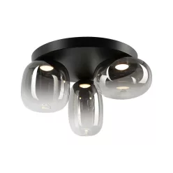   MILAGRO ML1412 VASO Glamour Mennyezeti Lámpa Fekete LED IP20