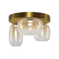 MILAGRO ML1414 VASO Glamour Mennyezeti Lámpa Arany LED IP20