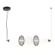 MILAGRO ML1434 ARAME Modern Függesztett Lámpa Fekete LED IP20