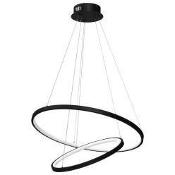   MILAGRO ML1542 HOOP Modern Led Függesztett Lámpa Fekete LED IP20