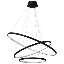   MILAGRO ML1543 HOOP Modern Led Függesztett Lámpa Fekete LED IP20