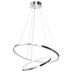   MILAGRO ML1550 HOOP Modern Led Függesztett Lámpa Króm LED IP20