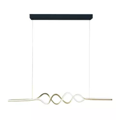   MILAGRO ML1575 Modern Led Függesztett Lámpa Fekete LED IP20